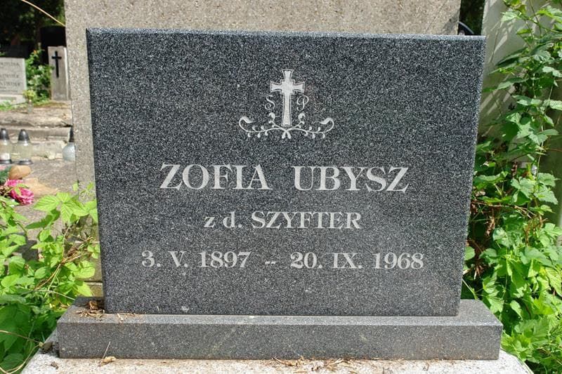 Zdjęcie grobu Zofia Ubysz (2)