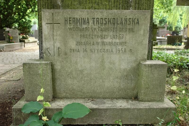 Zdjęcie grobu Hermina Troskolańska (2)