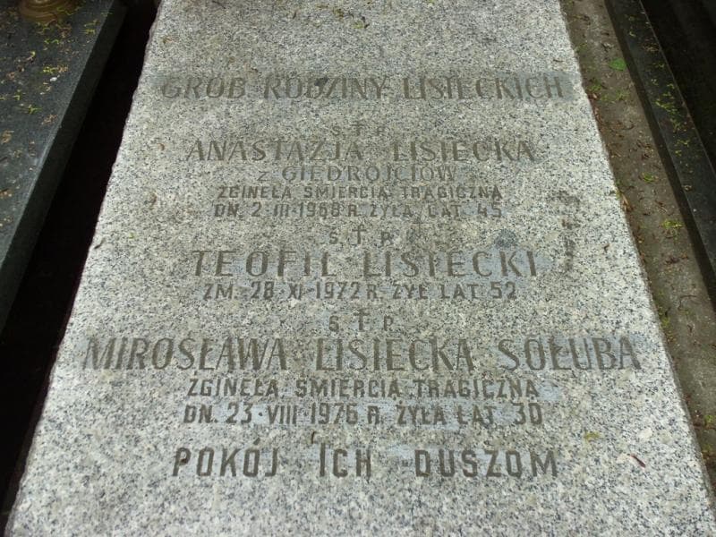 Zdjęcie grobu Anastazja Lisiecka (2)