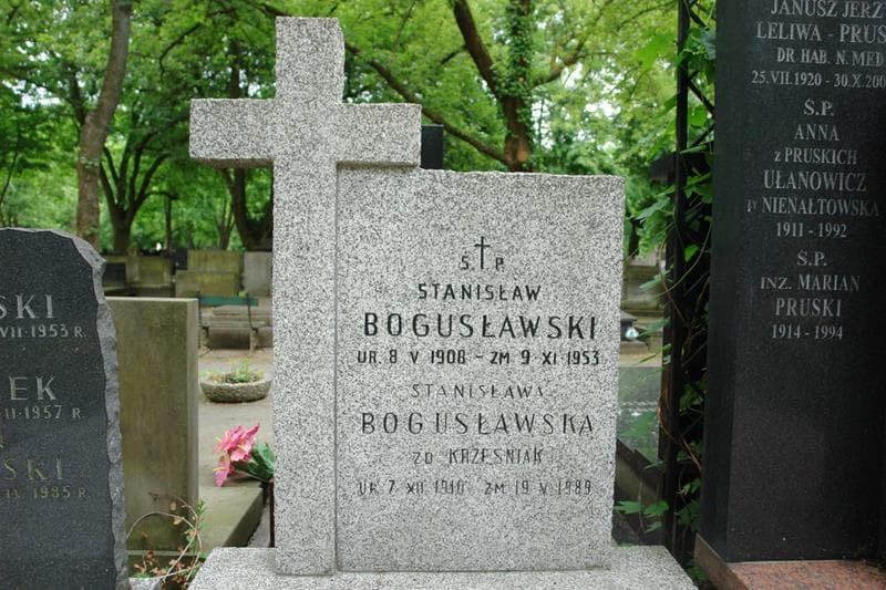 Zdjęcie grobu Stanisław Bogusławski (2)