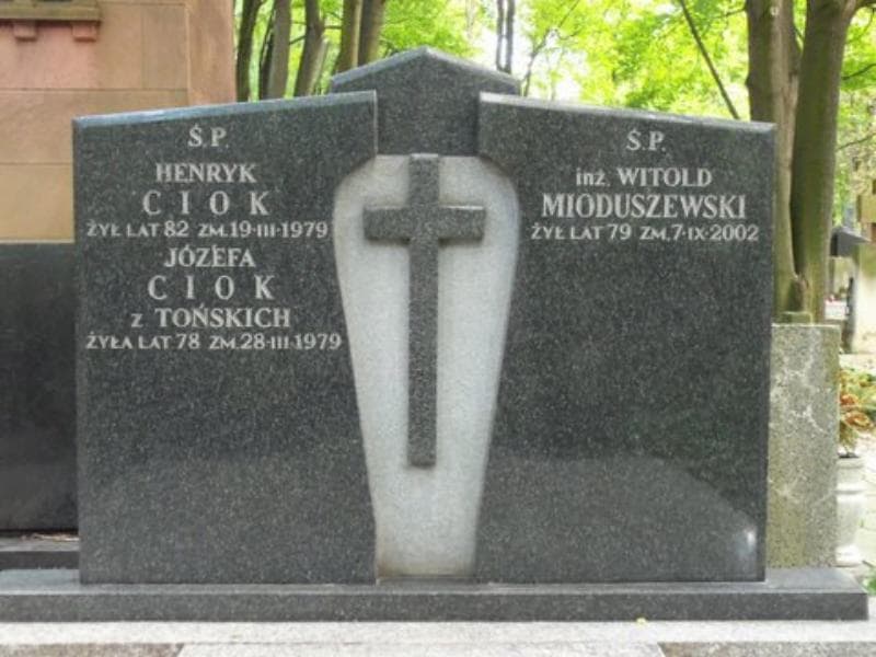 Zdjęcie grobu Józefa Ciok (2)