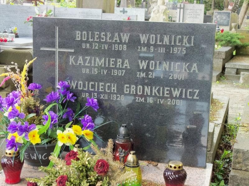 Zdjęcie grobu Kazimiera Wolnicka (2)