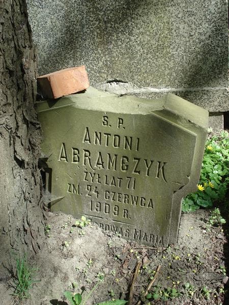 Zdjęcie grobu Antoni Abramczyk (1)