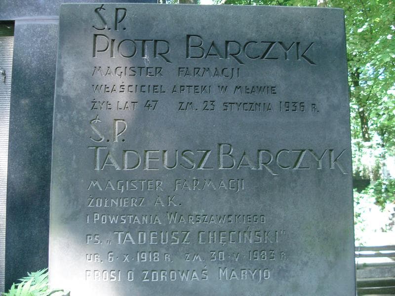 Zdjęcie grobu Piotr Barczyk (2)