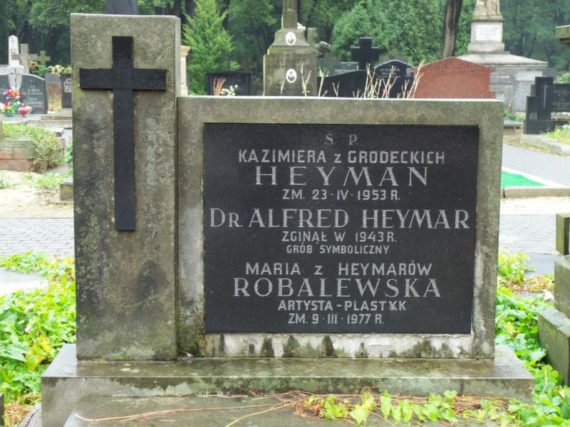 Zdjęcie grobu Kazimiera Heyman (2)