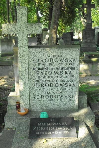 Zdjęcie grobu Jadwiga Zdrodowska (2)