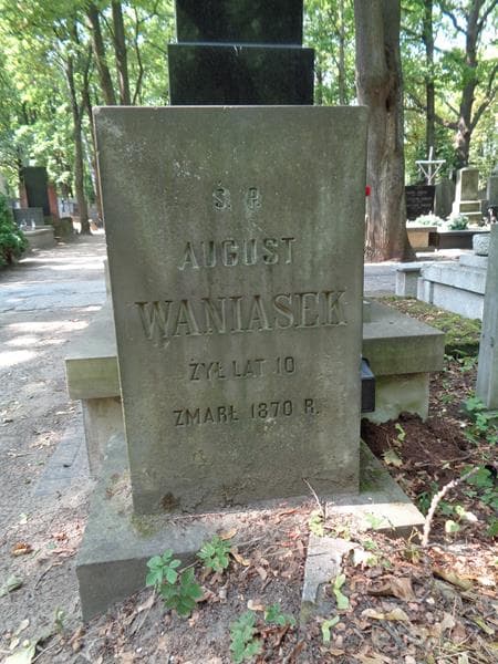 Zdjęcie grobu August Waniasek (2)