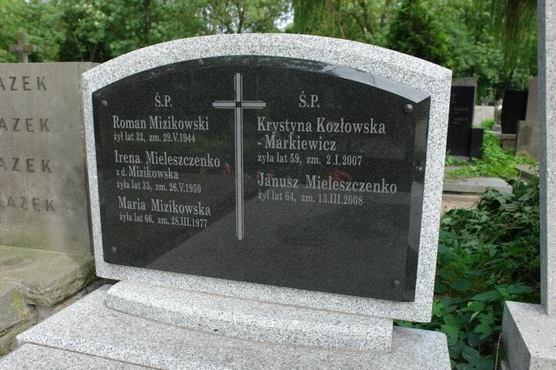 Zdjęcie grobu Krystyna Kozłowska-Markiewicz (2)