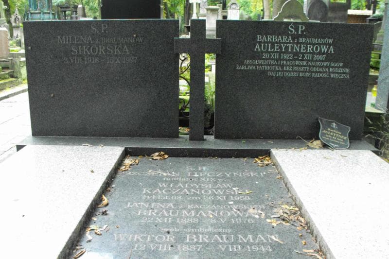Zdjęcie grobu Wiktor Brauman (2)