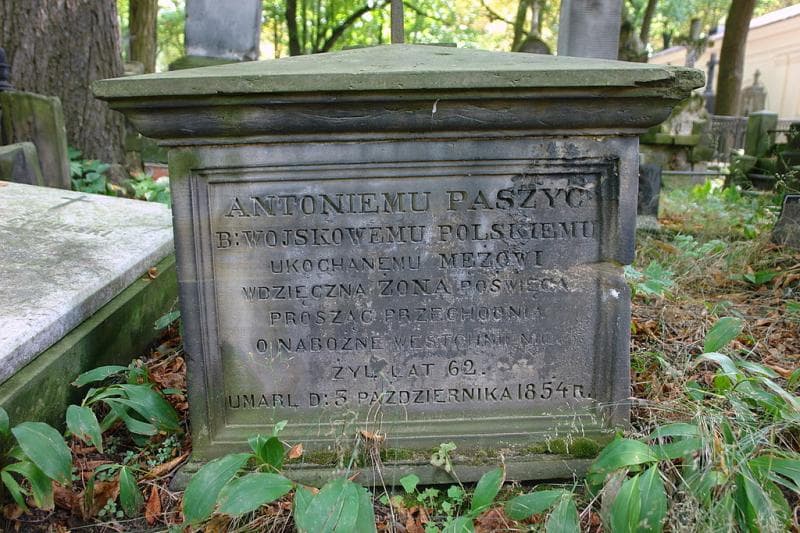 Zdjęcie grobu Antoni Paszyc (2)