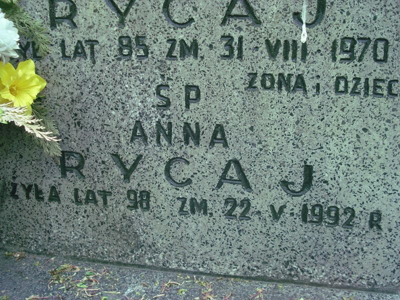 Zdjęcie grobu Anna Rycaj (2)
