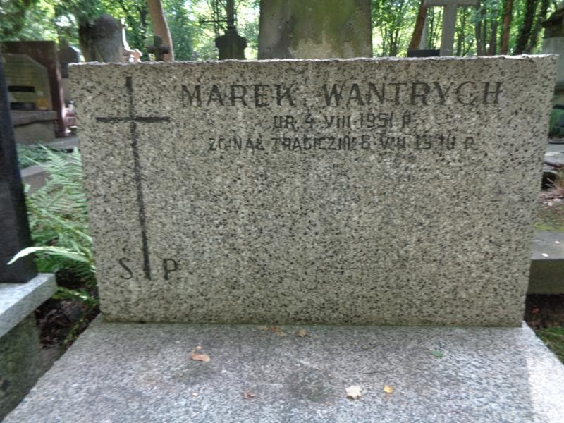 Zdjęcie grobu Marek Wantrych (2)