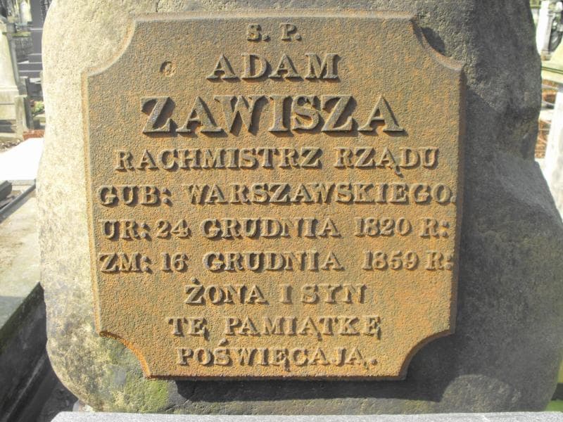 Zdjęcie grobu Adam Zawisza (2)