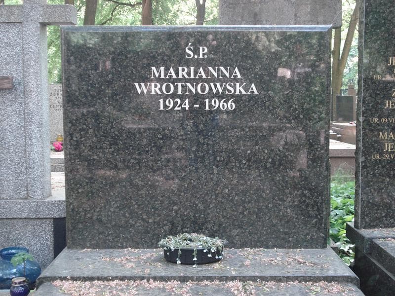 Zdjęcie grobu Marianna Wrotnowska (1)