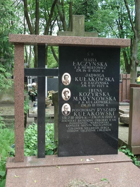 Zdjęcie grobu Irena Kozyrska Marynowska (2)