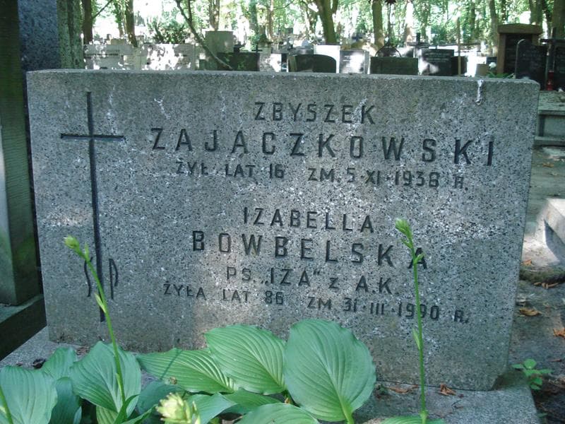 Zdjęcie grobu Izabella Bowbelska (1)