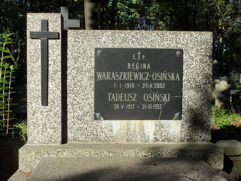 Zdjęcie grobu Regina Waraszkiewicz-Osińska (2)