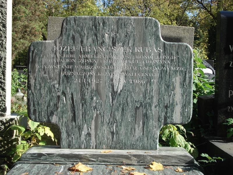 Zdjęcie grobu Józef Franciszek Kubas (2)