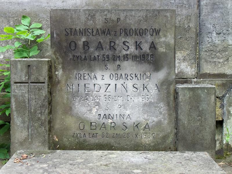 Zdjęcie grobu Janina Obarska (2)