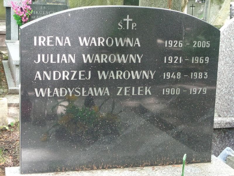Zdjęcie grobu Julian Warowny (2)