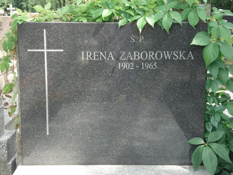 Zdjęcie grobu Irena Zaborowska (2)