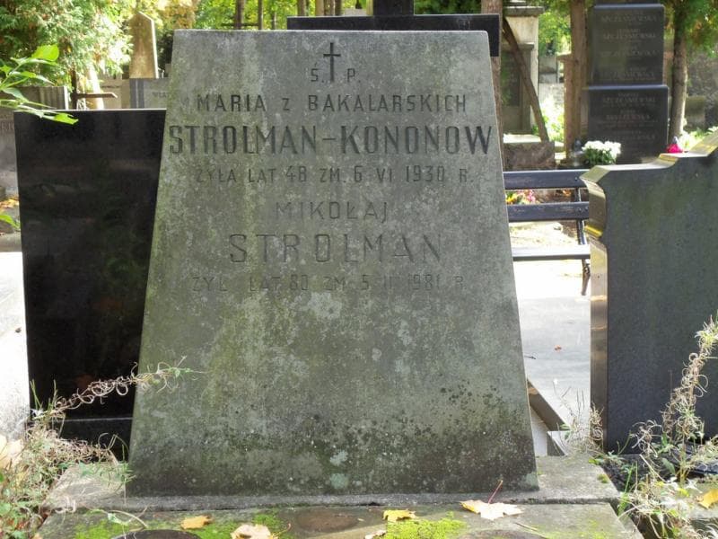 Zdjęcie grobu Maria Strolman-Kononow (2)
