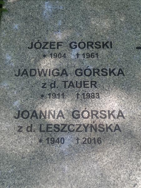 Zdjęcie grobu Jadwiga Górska (2)