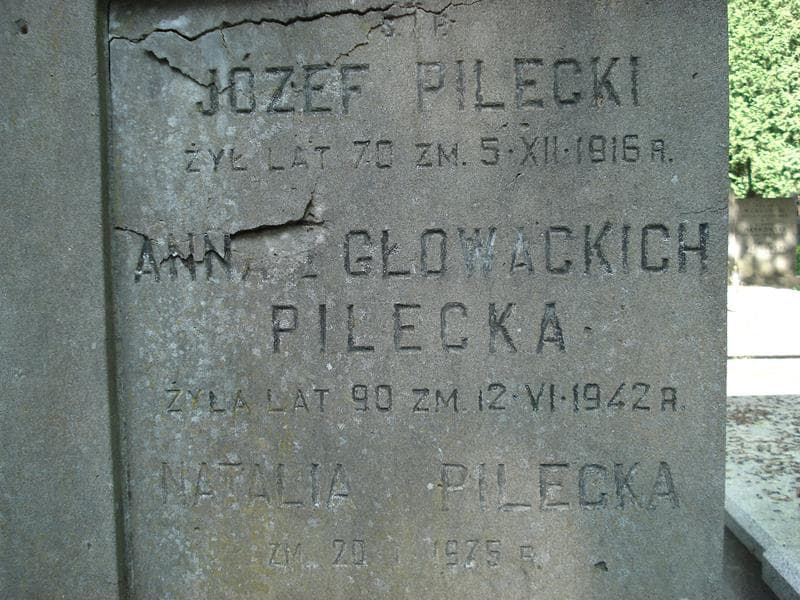 Zdjęcie grobu Józef Pilecki (2)