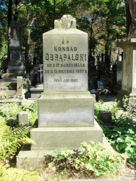 Zdjęcie grobu Wit Obrąpalski (2)