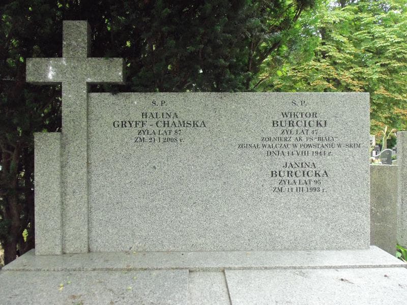 Zdjęcie grobu Janina Burcicka (2)