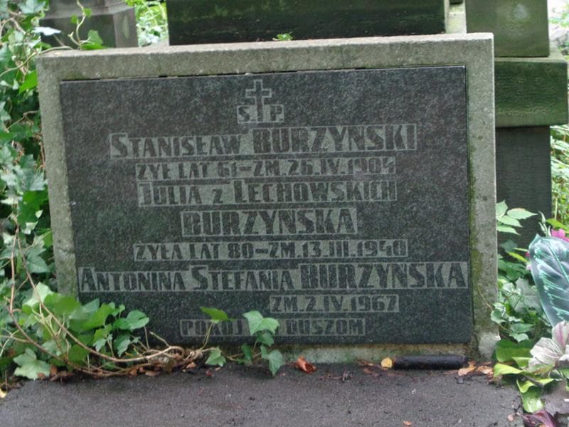 Zdjęcie grobu Stanisław Burzyński (2)