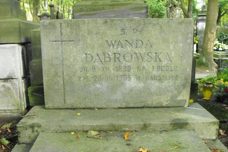 Zdjęcie grobu Wanda Dąbrowska (2)