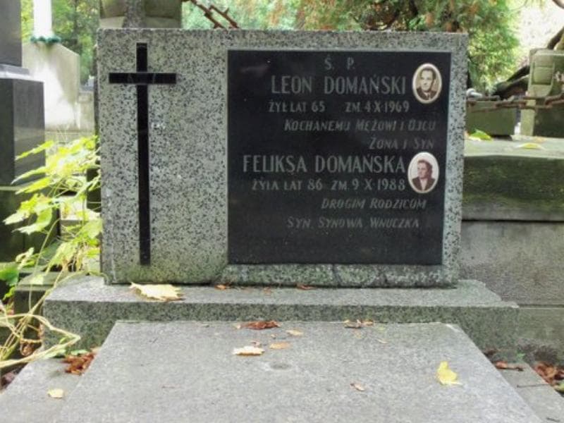 Zdjęcie grobu Feliksa Domańska (2)