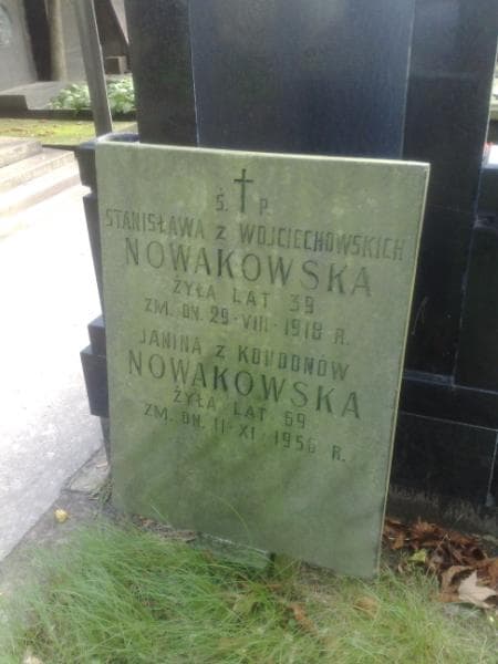 Zdjęcie grobu Janina Nowakowska (1)