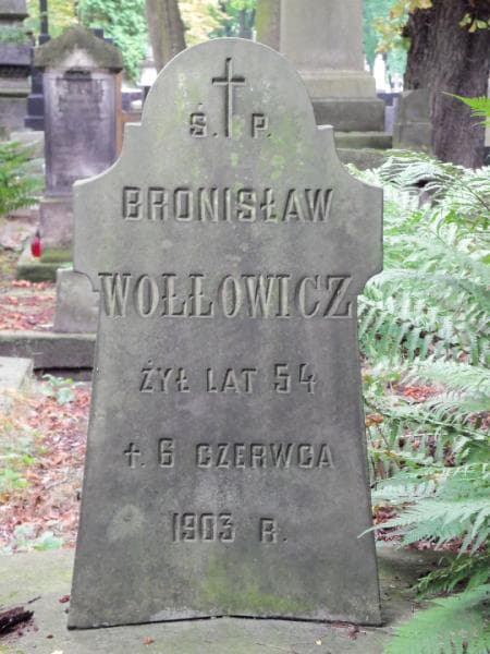 Zdjęcie grobu Bronisław Wołłowicz (2)