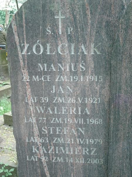 Zdjęcie grobu Kazimierz Żółciak (2)