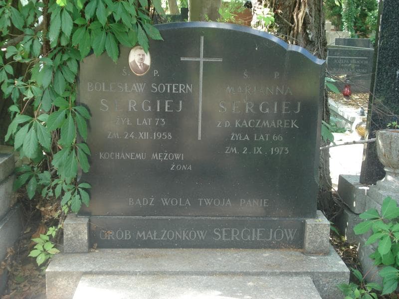 Zdjęcie grobu Bolesław Sotern Sergiej (2)
