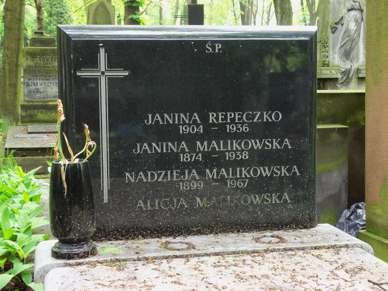 Zdjęcie grobu Janina Malikowska (2)