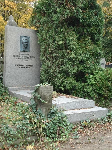 Zdjęcie grobu Romualda Serafinowa (1)