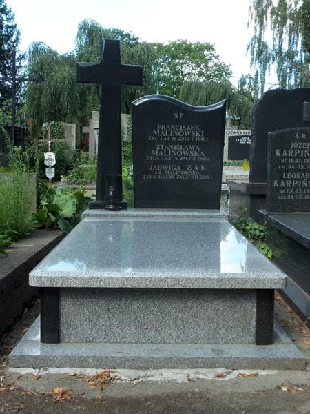 Zdjęcie grobu: Franciszek Malinowski