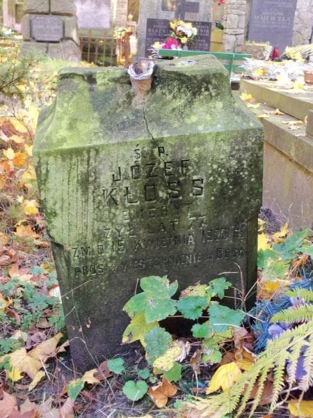 Zdjęcie grobu Józef Kłoss (1)