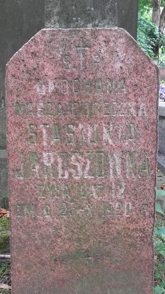 Zdjęcie grobu Stasiunia Jaroszówna (2)