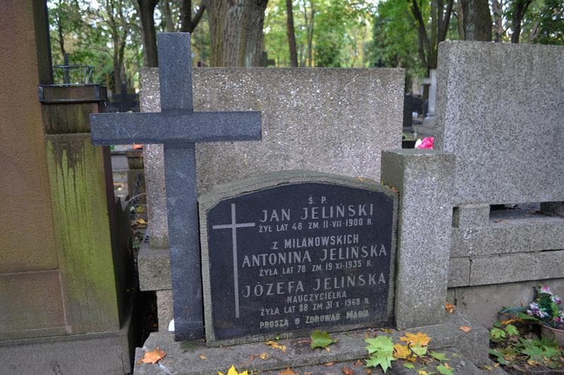 Zdjęcie grobu Józefa Jelińska (2)