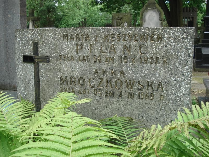 Zdjęcie grobu Maria Pflanc (2)