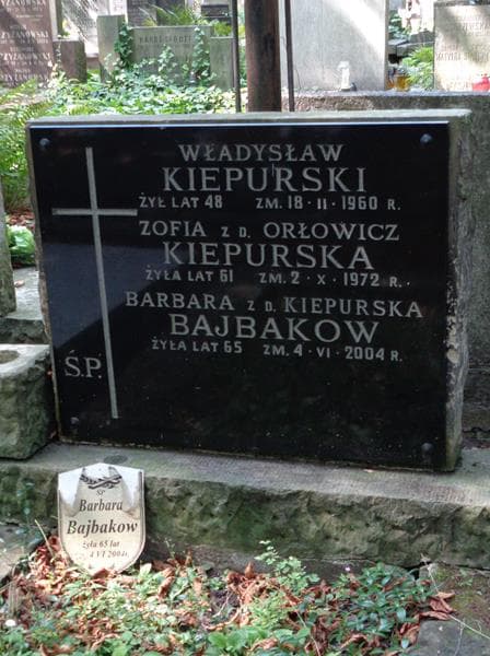 Zdjęcie grobu Barbara Bajbakow (2)
