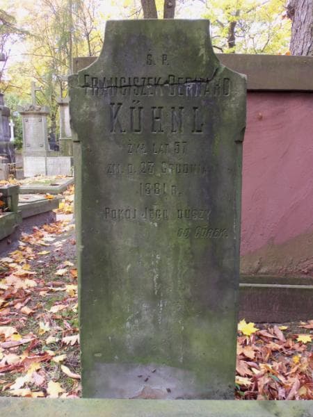 Zdjęcie grobu Franciszek Bernard Kuhnl (2)