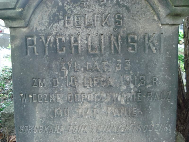 Zdjęcie grobu Feliks Rychliński (2)