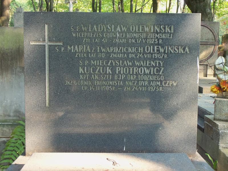 Zdjęcie grobu Mieczysław Walenty Kuczuk Piotrowicz (2)