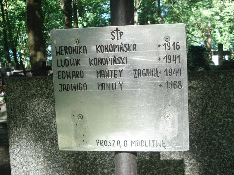 Zdjęcie grobu Jadwiga Mantey (2)