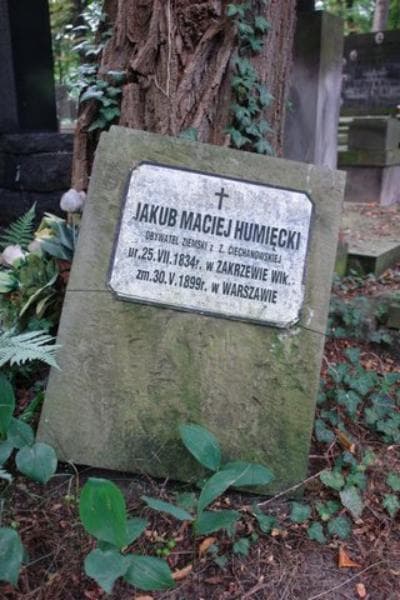 Zdjęcie grobu Jakub Maciej Humięcki (2)
